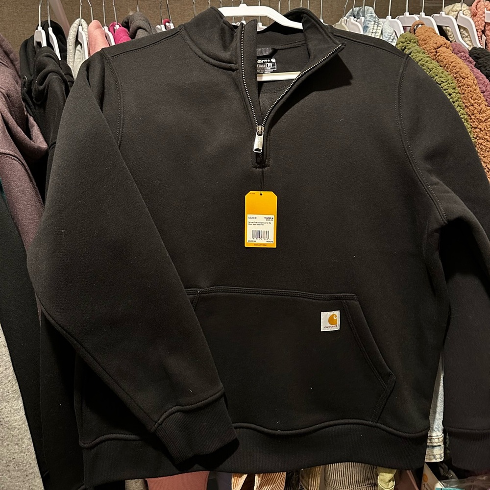 NWT Womens Carhartt Quarter Zip Pullover size Large